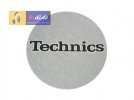 Slipmats Technics silber Logo Doppelpack