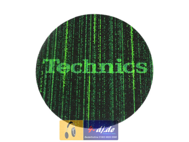 Slipmats Technics Matrix Logo Doppelpack - Click Image to Close